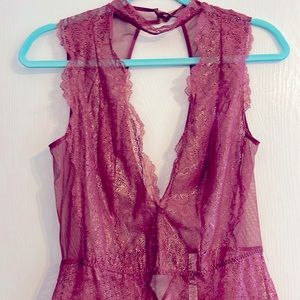 Victoria Secret Bodysuit Lingerie (Large)